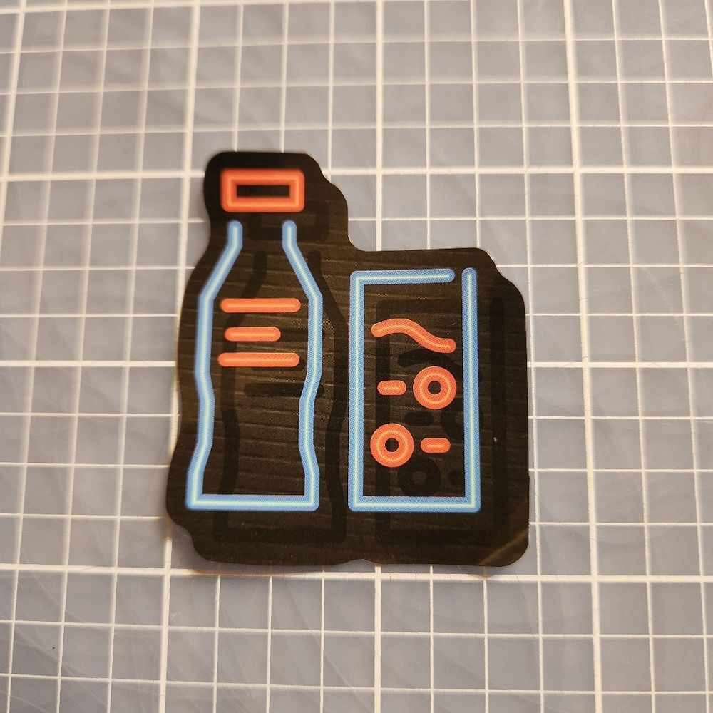 10 for $10 Sticker Neon Cartoon Graffiti  Vibrant Colors